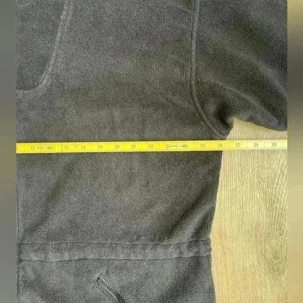 Columbia Women’s Full Zip Fleece Jacket 2XL Black Adjustable Cinch Waist - Picture 10 of 13
